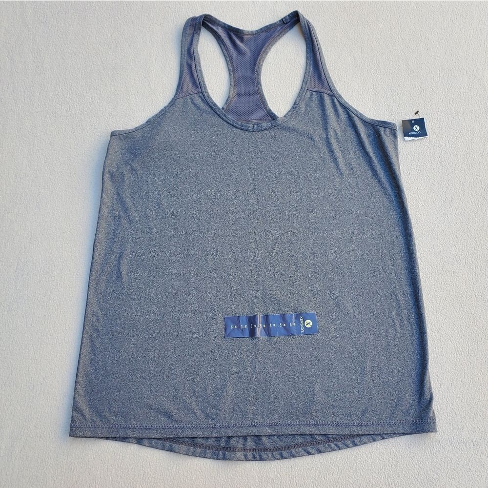 Xersion gray racerback tank top
